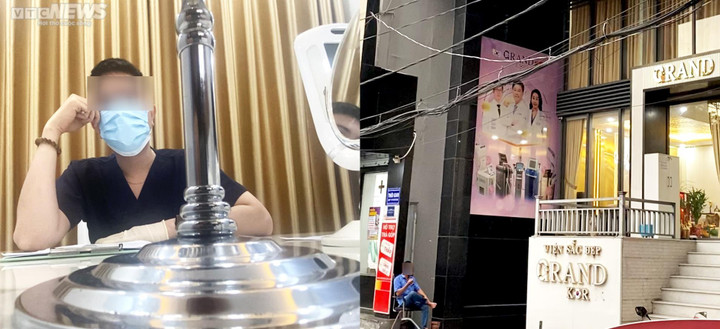 Thẩm mỹ viện Grand Korea nhận khách ngày 6/7/2023.