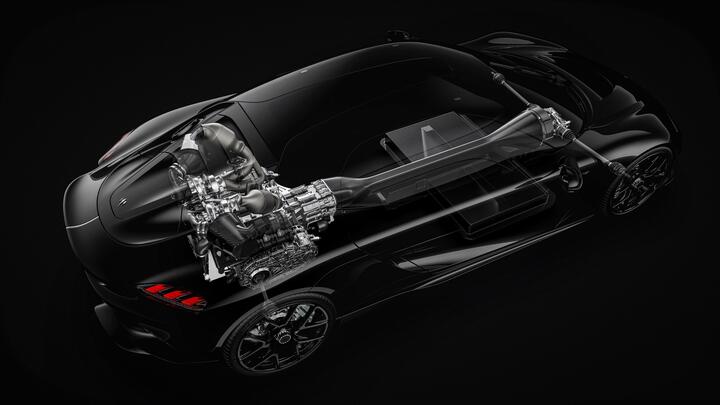 Koenigsegg Gemera được bổ sung thêm tùy chọn động cơ "HV8" dung tích 5.0L, bên cạnh tiêu chuẩn động cơ I3 2.0L. Cả 2 sẽ được trang bị động cơ điện "Dark Matter" 800 mã lực.