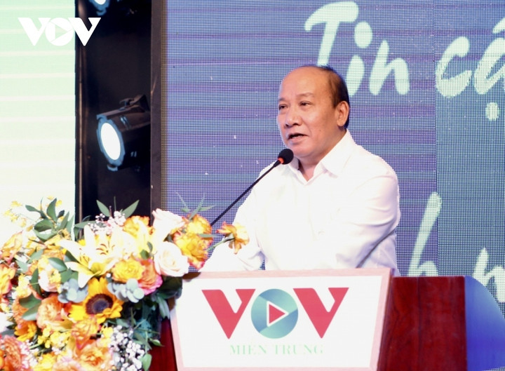 Phó Tổng Giám đốc VOV Trần Minh Hùng phát biểu chỉ đạo tại hội nghị.