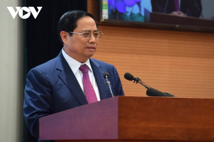 Thủ tướng Phạm Minh Chính phát biểu tại Hội nghị.