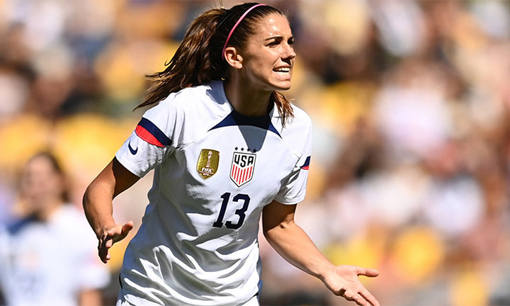 Alex Morgan sẽ tham dự kỳ World Cup thứ 4.