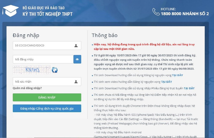 Cách tra cứu điểm thi tốt nghiệp THPT 2023 theo số báo danh trên website Bộ GD&ĐT