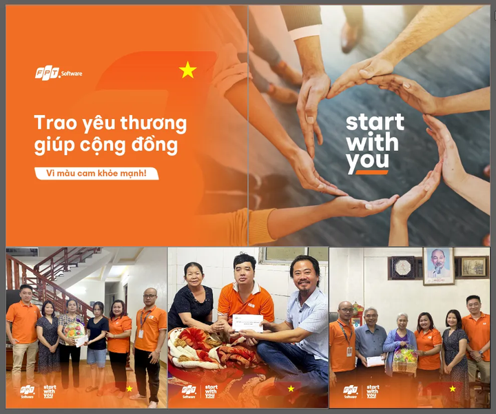 Tấm lòng tương thân tương ái từ những người đồng đội áo cam.