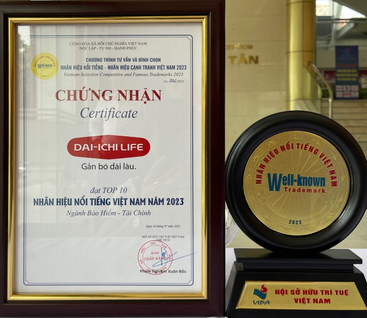 Dai-ichi Life Việt Nam đạt danh hiệu 'Top 10 Nhãn hiệu nổi tiếng Việt Nam 2023' - 2