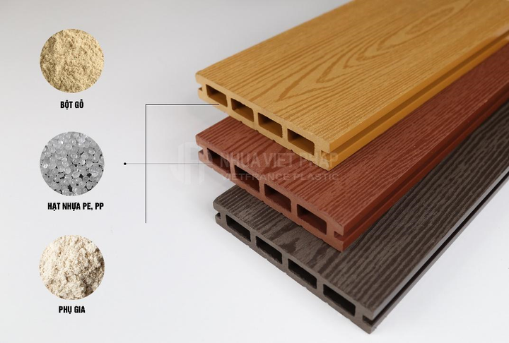 Điểm khác biệt của gỗ nhựa ngoài trời Nhựa Việt Pháp trong thiết kế ngoại thất - 1