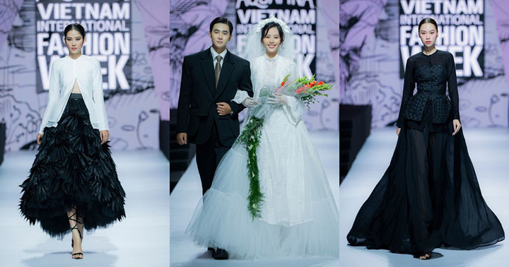 BST “Về nhà Út ơi!” của NTK Nguyễn Minh Công tái hiện khung cảnh đám cưới miền Tây đậm bản sắc Việt vẽ nên câu chuyện thời trang bền vững rực rỡ, giàu cảm xúc.