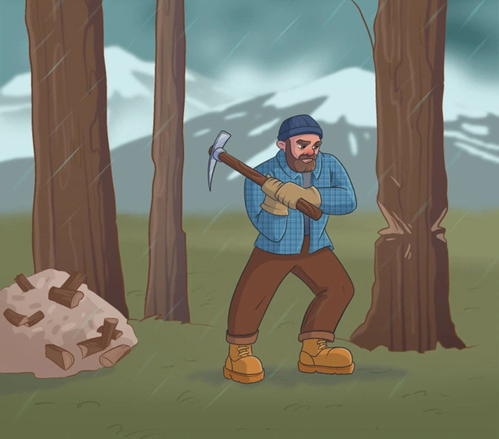 Điểm vô lý trong bức tranh này là gì?