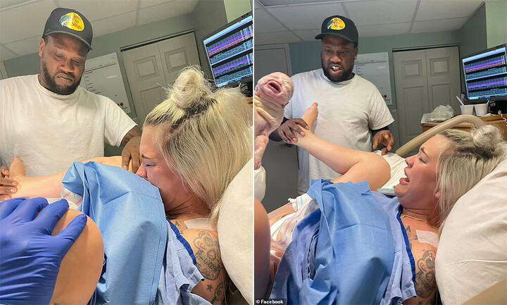 Brett Stills chứng kiến từ đầu đến cuối cuộc vượt cạn của bạn gái.