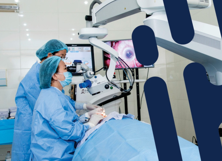 Phẫu thuật phaco điều trị đục thuỷ tinh thể tại Bệnh viện Mắt TP.HCM.