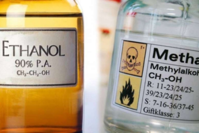 Khó phân biệt rượu ethanol và rượu methanol bằng vị giác và khứu giác.