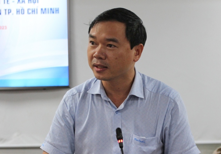 Ông Nguyễn Văn Hoan - Phó trưởng Phòng Phát triển nhà và Thị trường bất động sản, Sở Xây dựng TP.HCM. (Ảnh: Thành Nhân)