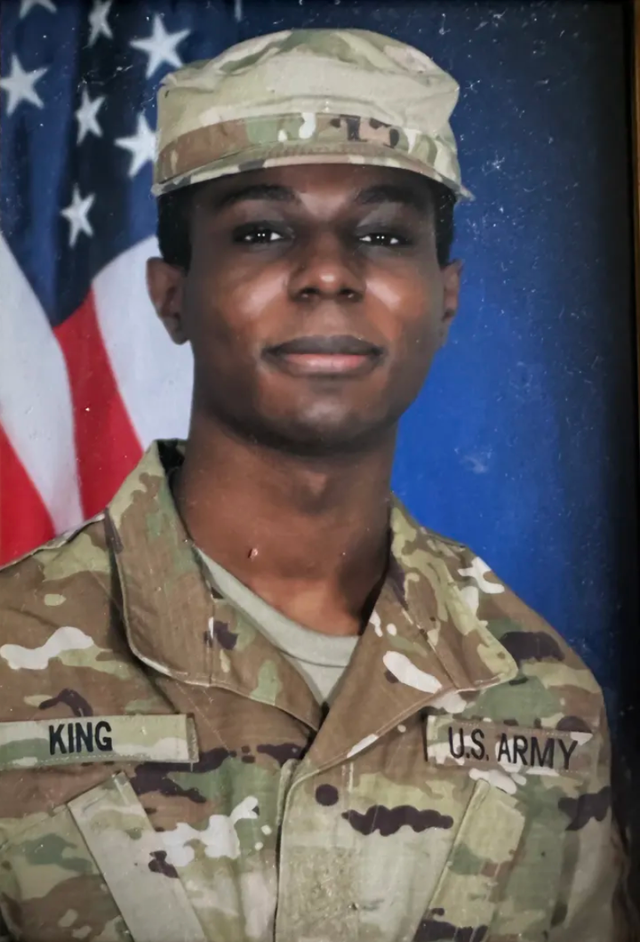 Binh nhì Travis King lẽ ra phải trở về Mỹ trong tuần này nhưng lại bất ngờ vượt biên giới sang Triều Tiên. (Ảnh: Carl Gates)