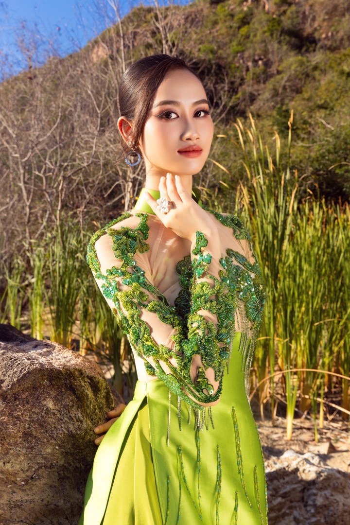 Top 40 thí sinh Miss World Vietnam khoe sắc trong tà áo dài trước đêm chung kết - 26