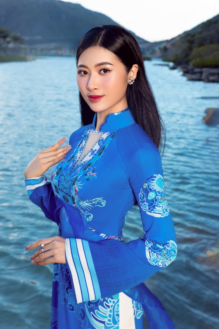 Top 40 thí sinh Miss World Vietnam khoe sắc trong tà áo dài trước đêm chung kết - 21