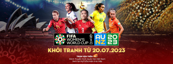 Xem trực tiếp và trọn vẹn FIFA World Cup nữ 2023 trên Truyền hình MyTV - 1
