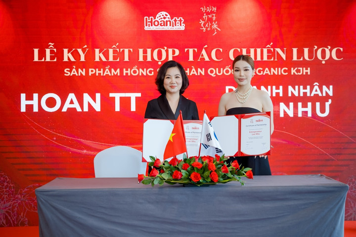 Hoan TT chính thức ra mắt các sản phẩm hồng sâm organic KJH - 4