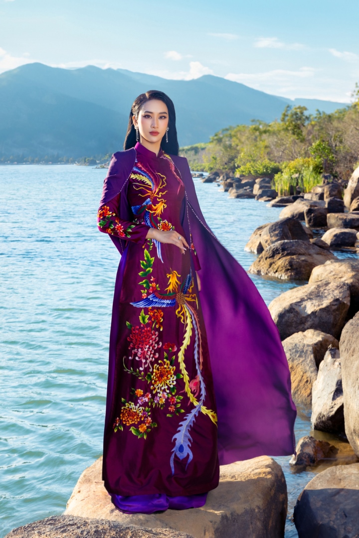 Top 40 thí sinh Miss World Vietnam khoe sắc trong tà áo dài trước đêm chung kết - 28