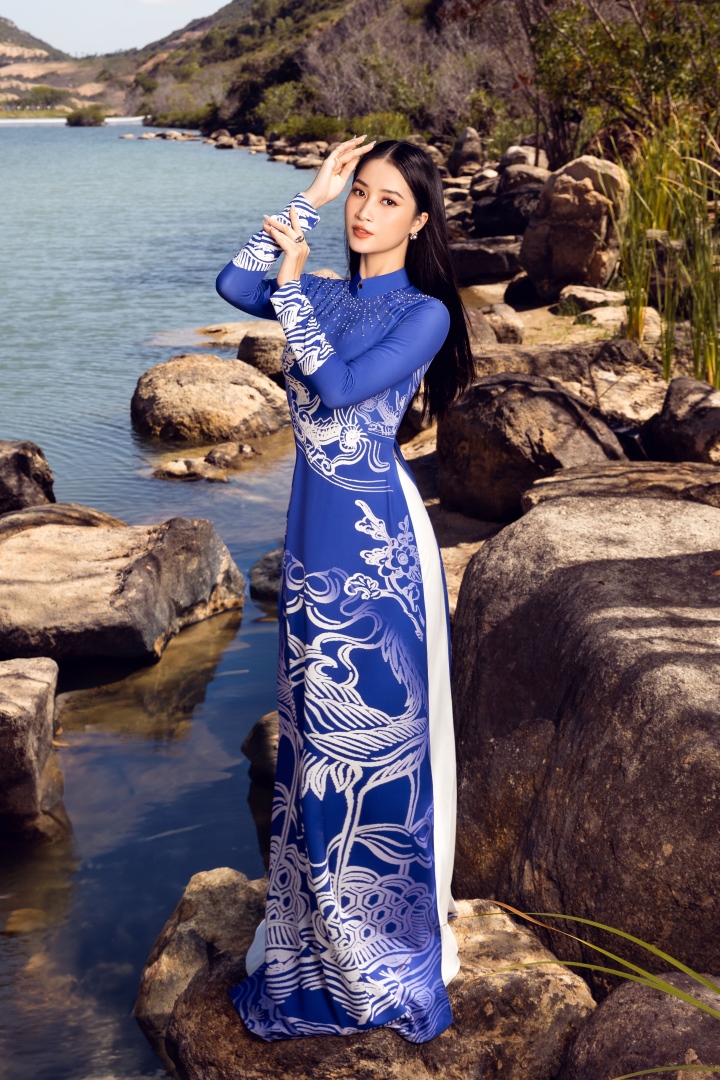 Top 40 thí sinh Miss World Vietnam khoe sắc trong tà áo dài trước đêm chung kết - 38