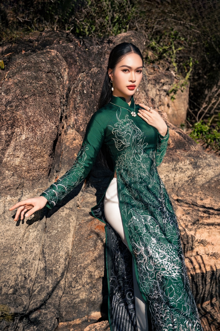 Top 40 thí sinh Miss World Vietnam khoe sắc trong tà áo dài trước đêm chung kết - 39