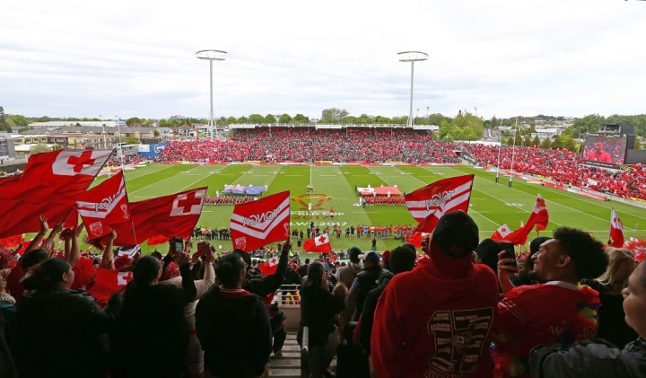 Sân Waikato từng tổ chức Rugby World Cup 2011 và Rugby League World Cup 2017.