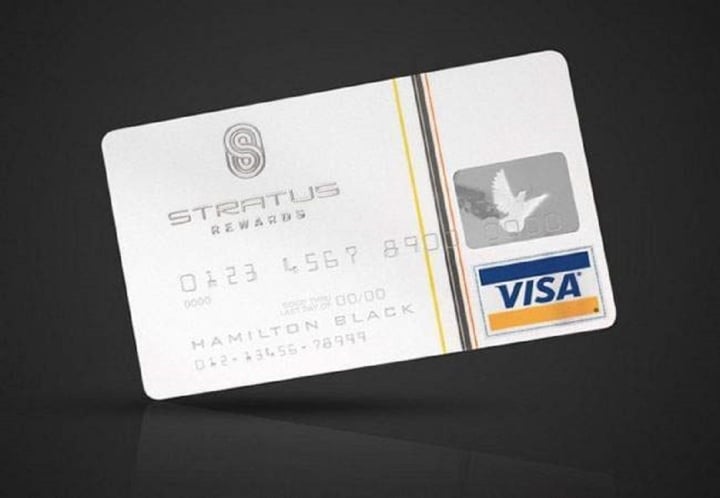 Thẻ tín dụng Stratus Rewards VISA Card. (Ảnh: Internet)