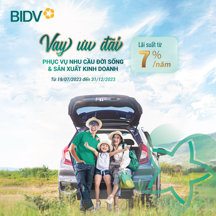 Vay vốn lãi suất hấp dẫn chỉ từ 7%/năm tại BIDV dành cho cá nhân - 3