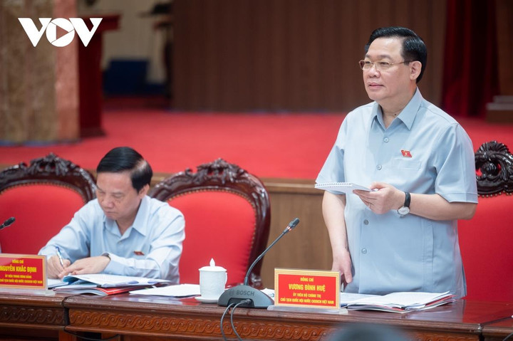 Chủ tịch Quốc hội Vương Đình Huệ nêu rõ Luật Thủ đô cần đặt trong tổng thể hệ thống pháp luật