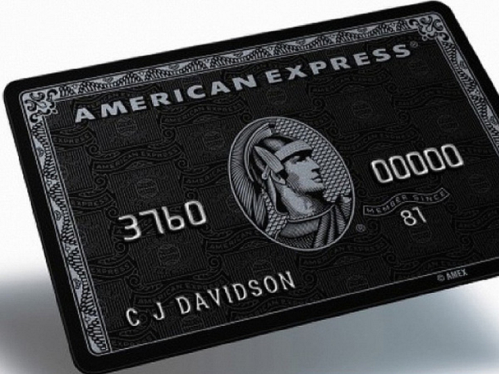 Thẻ Centurion của American Express là một trong top thẻ đen quyền lực nhất thế giới (Ảnh: Internet)