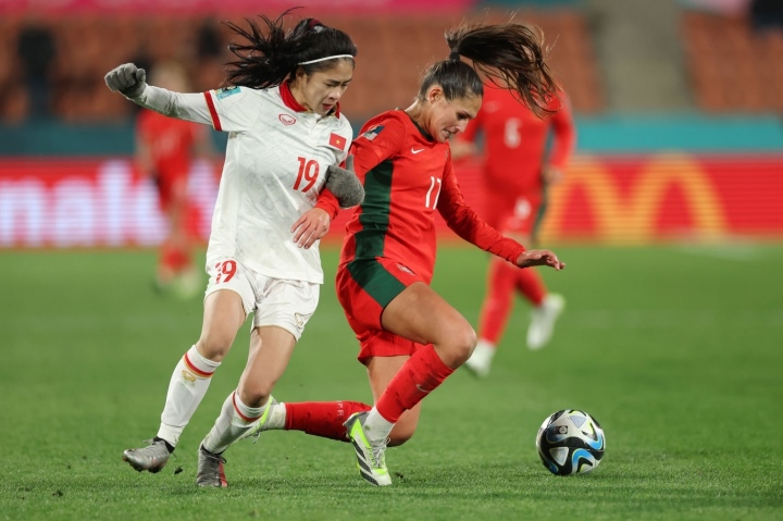 Đội tuyển nữ Việt Nam không thể tạo nên bất ngờ trước Bồ Đào Nha.