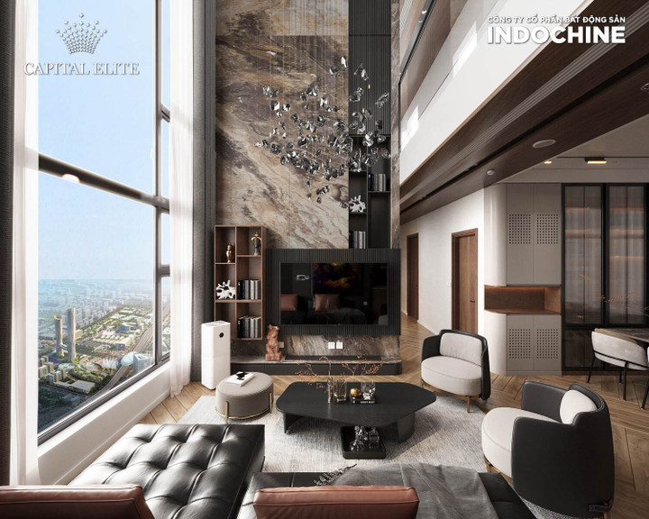 Nội thất dự án Capital Elite đạt chuẩn 4 sao quốc tế đem đến trải nghiệm thượng lưu, xa hoa cho chủ nhân xứng tầm.