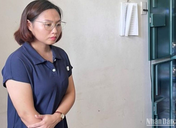 Hà Vân Anh vừa bị bắt tạm giam.