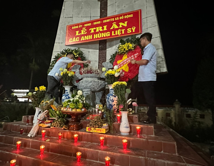 Hà Nội: Lãnh đạo huyện Thanh Oai dâng hương tưởng nhớ các anh hùng liệt sỹ - 2