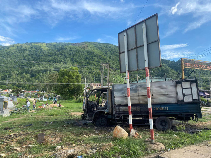 Hiện trường vụ tai nạn (Ảnh: Thọ Dương)