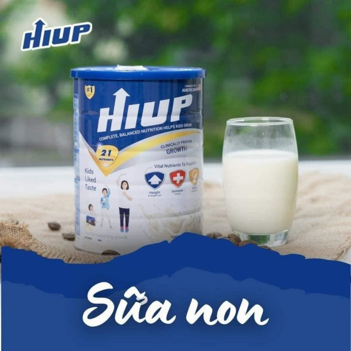 Sữa non trong sản phẩm dinh dưỡng HIUP 27 được nhập khẩu từ Hoa Kỳ, cung cấp một lượng lớn canxi quý giá giúp trẻ phát triển chiều cao tối ưu.
