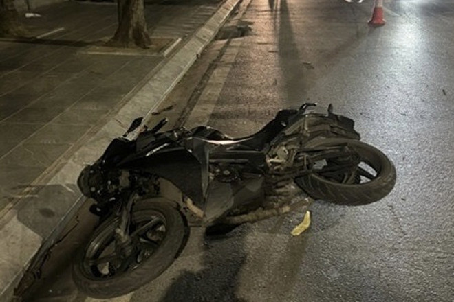 Hiện trường vụ tai nạn.