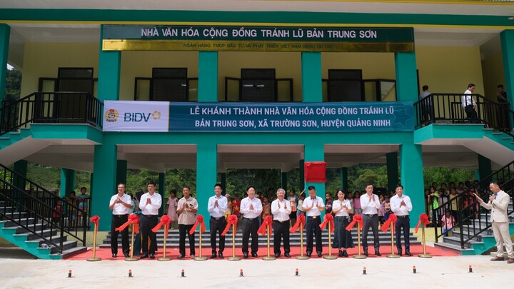 BIDV xây tặng nhà văn hóa cộng đồng tránh lũ tại Quảng Bình - 2