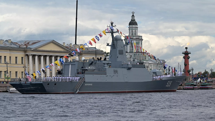 Hình ảnh tàu chiến Nga. (Ảnh: Sputnik)