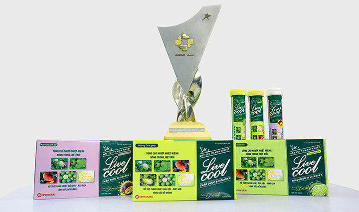 Sủi thanh nhiệt Livecool đạt Thương hiệu quốc gia Việt Nam