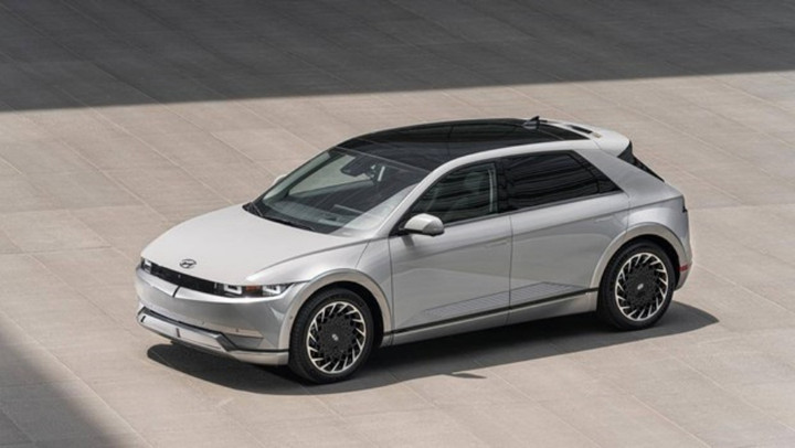 Mẫu SUV điện nhà Hyundai có ngoại hình hiện đại, mang hướng tương lai. (Ảnh nguồn :TC Motor)