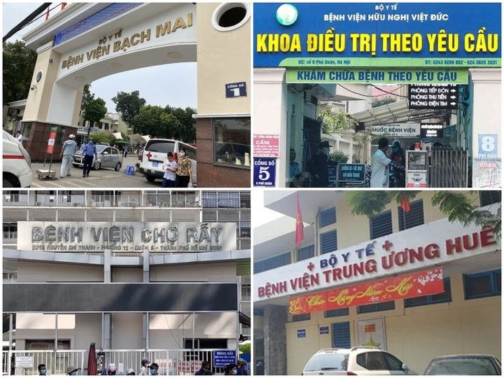 4 trong số 5 bệnh viện được đề xuất nâng cấp hạng đặc biệt.