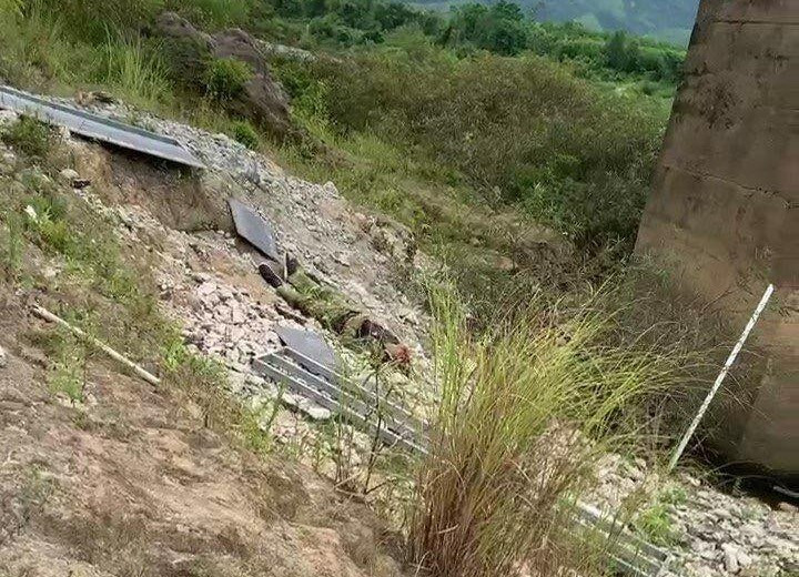 Khu vực xảy ra vụ tai nạn lao động. (Ảnh: H.Đ)