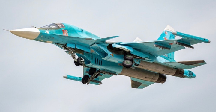 Su-34 của Không quân Nga.
