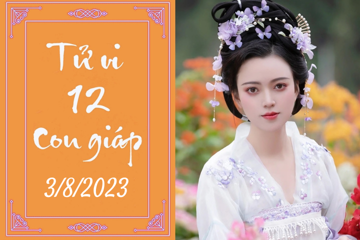 Tử Vi Ngày 3/8/2023 Của 12 Con Giáp