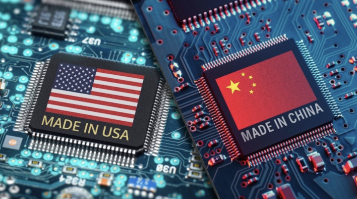 Mỹ siết quyền kiểm soát công nghệ chip cao cấp để ngăn chặn sự trỗi dậy quá nhanh của ngành công nghiệp bán dẫn Trung Quốc. (Ảnh: ABC News)