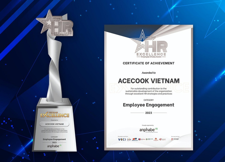 Acecook Việt Nam vinh dự nhận giải thưởng HR Excellent 2023 - 2