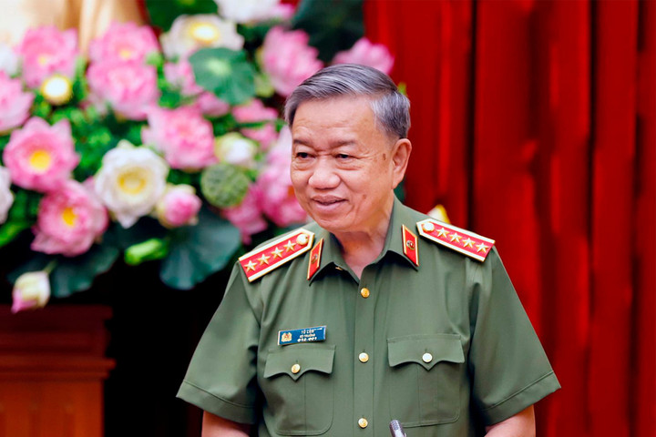 Bộ trưởng Công an Tô Lâm.