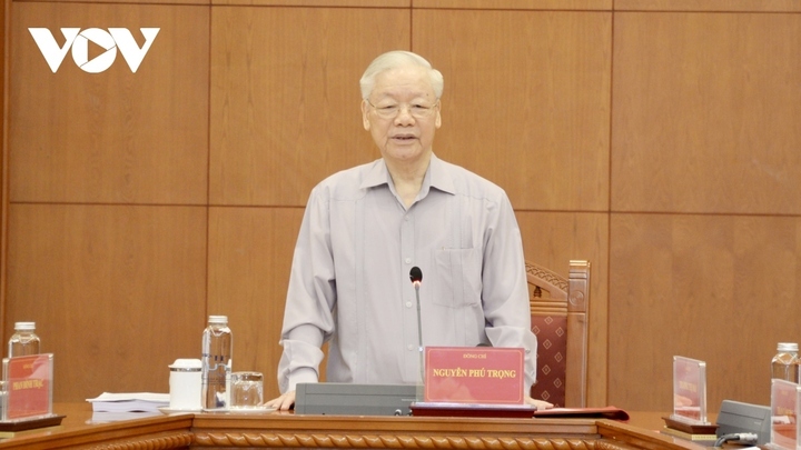 Tổng Bí thư Nguyễn Phú Trọng, Trưởng Ban chỉ đạo chủ trì cuộc họp Thường trực Ban Chỉ đạo Trung ương về phòng, chống tham nhũng, tiêu cực ngày 10/5/2023