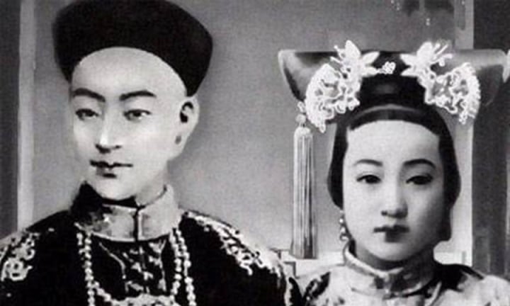Hoàng đế Quang Tự dù có cuộc sống hôn nhân hạnh phúc với Trân Phi vẫn không có con. (Ảnh: Sohu)