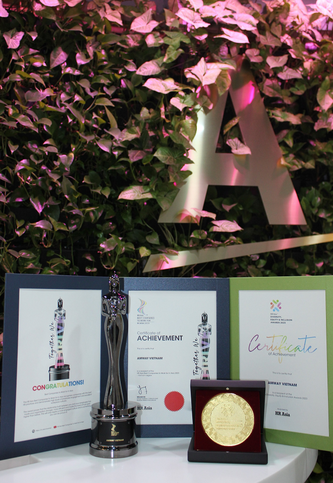 Amway được vinh danh là nơi làm việc tốt nhất Châu Á và đội ngũ lãnh đạo đột phá - 1