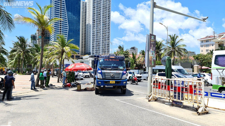 Hiện trường vụ tai nạn.